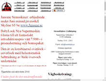 Tablet Screenshot of hemslojden.se